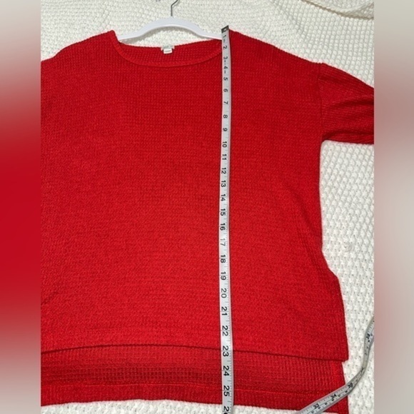 Aerie Waffle Knit oversized Long‎ Sleeve Tee Size S - Picture 7 of 7